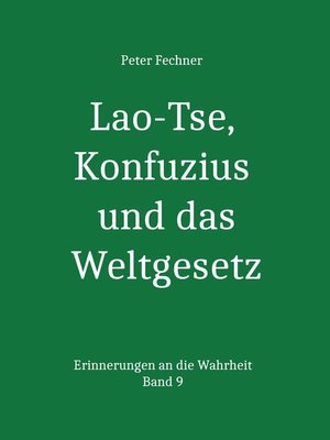 cover image of Lao-Tse, Konfuzius und das Weltgesetz